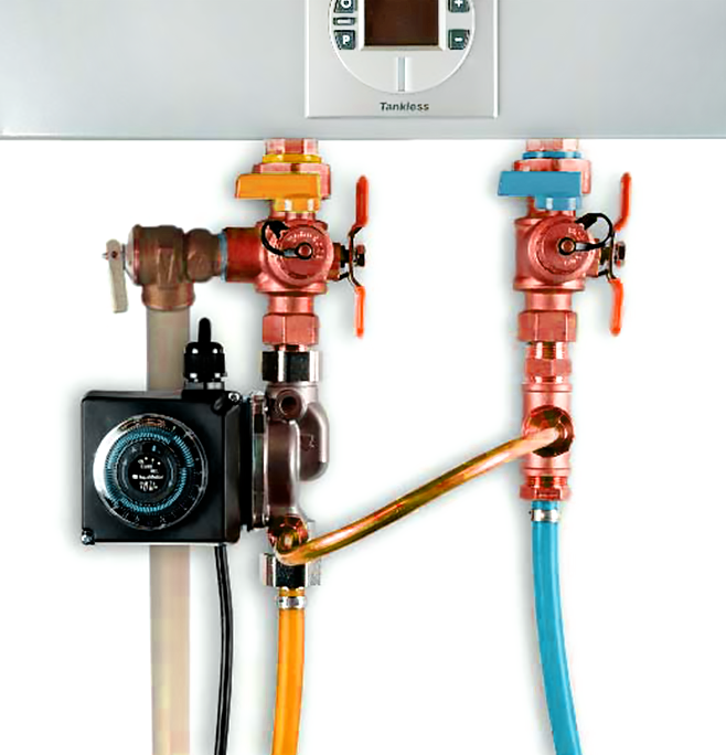Hot water heater recirculation pump services