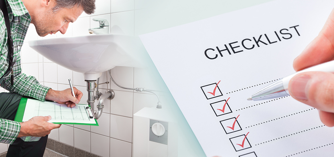 plumbing inspection checklist