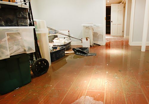 water damage in home