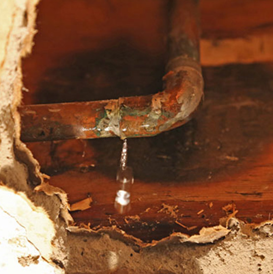 water leakage from pipe