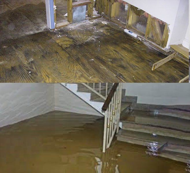 Water flooded in room and got restored by our plumbers