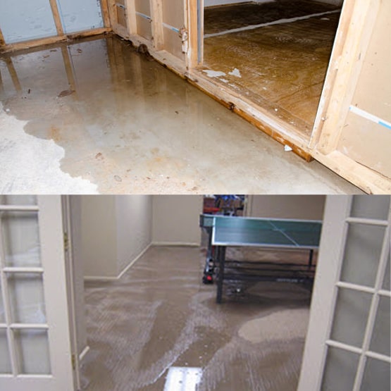 Water flooded in house