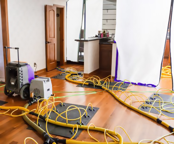 Dehumidifiers for water damage restoration process