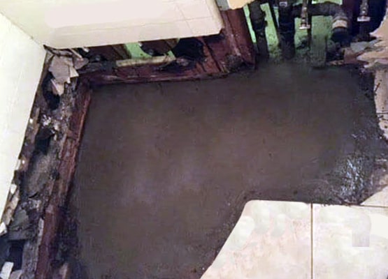 foundation slab leak repair
